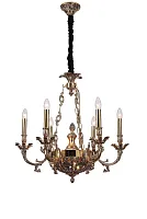 Люстра подвесная FIRENZE 1781.6.2 antique gold Lucia Tucci без плафона на 8 ламп, основание золотое в стиле классический Люстра подвесная FIRENZE 1781.6.2 antique gold Lucia Tucci без плафона на 8 ламп, основание золотое в стиле классический